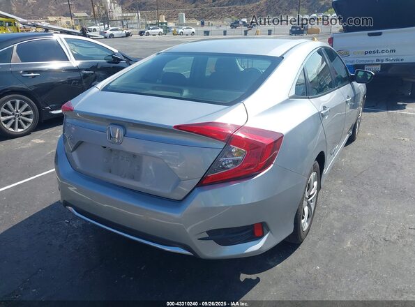 2HGFC2F67LH529312 2020 HONDA CIVIC Silver Rear right