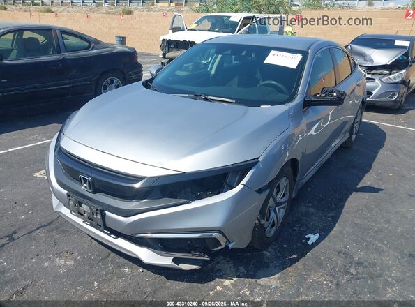 2HGFC2F67LH529312 2020 HONDA CIVIC Silver Front left