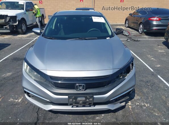 2HGFC2F67LH529312 2020 HONDA CIVIC Silver Rear interior view