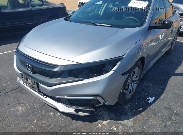 2HGFC2F67LH529312 2020 HONDA CIVIC Silver Front view