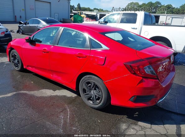 2HGFC2F68LH569074 2020 HONDA CIVIC Red Tył lewy