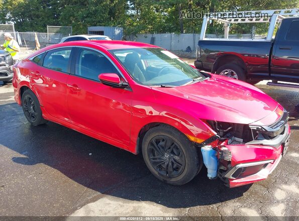 2HGFC2F68LH569074 2020 HONDA CIVIC Red Widok z przodu