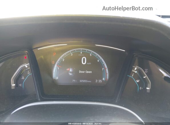 2HGFC2F68LH569074 2020 HONDA CIVIC Red Widok tylnych siedzeń