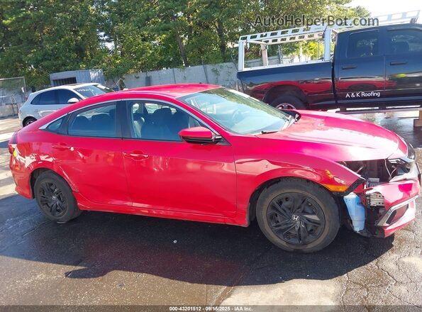 2HGFC2F68LH569074 2020 HONDA CIVIC Red Widok wnętrza 360 stopni