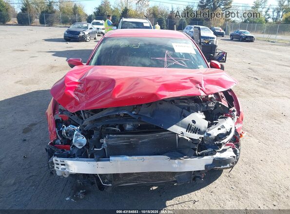 2HGFC2F86LH551853 2020 HONDA CIVIC Red Instrument cluster view