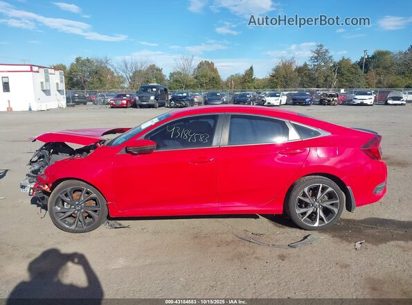 2HGFC2F86LH551853 2020 HONDA CIVIC Red 360 interior view