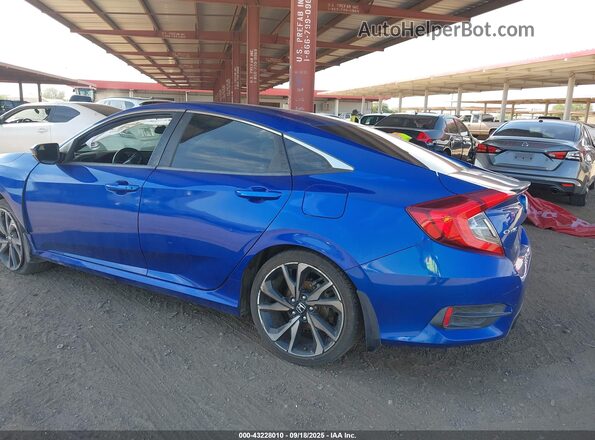 2HGFC2F86LH582214 2020 HONDA CIVIC Blue Tył lewy