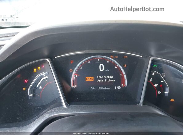 2HGFC2F86LH582214 2020 HONDA CIVIC Blue Widok tylnych siedzeń