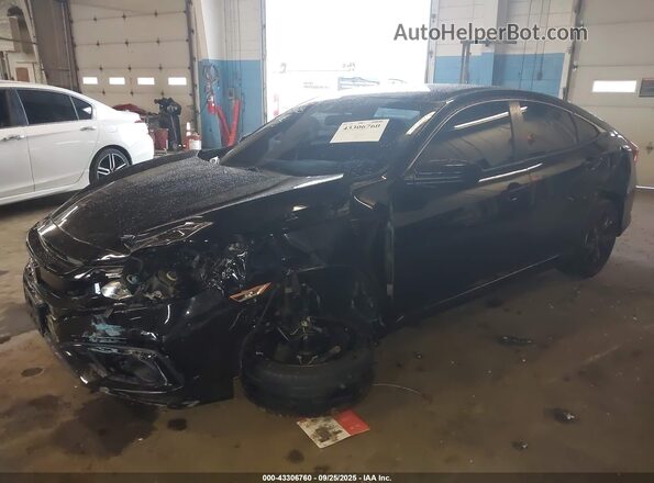 2HGFC2F87LH565681 2020 HONDA CIVIC Black Przód lewy