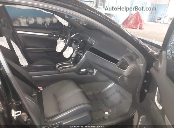 2HGFC2F87LH565681 2020 HONDA CIVIC Black Widok wnętrza z przodu