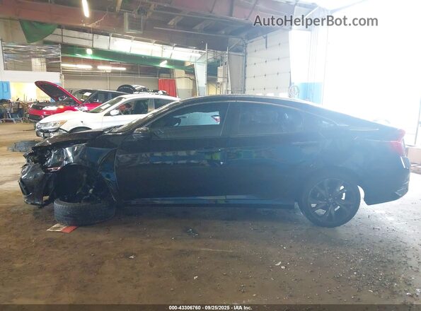 2HGFC2F87LH565681 2020 HONDA CIVIC Black Widok wnętrza 360 stopni