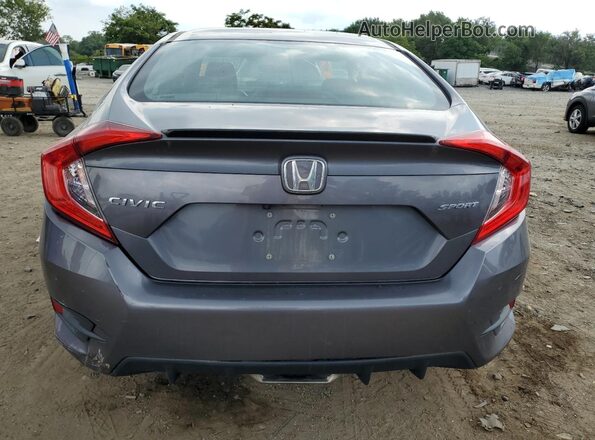 2HGFC2F89LH587570 2020 HONDA CIVIC Gray Widok z tyłu