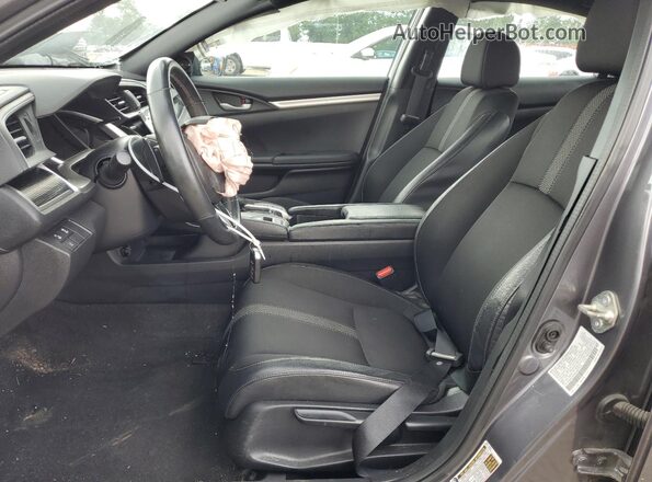 2HGFC2F89LH587570 2020 HONDA CIVIC Gray Widok wnętrza z przodu