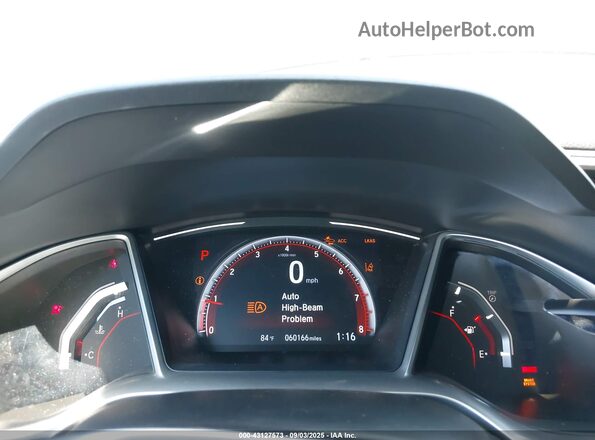 2HGFC2F8XLH528026 2020 HONDA CIVIC Черный Вид задних сидений
