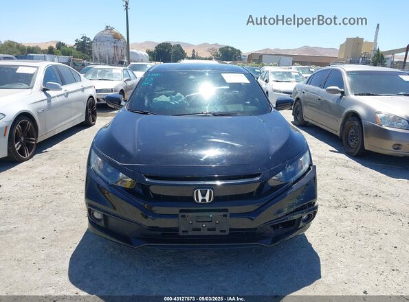 2HGFC2F8XLH528026 2020 HONDA CIVIC Черный Вид щитка приборов