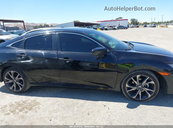 2HGFC2F8XLH528026 2020 HONDA CIVIC Черный Вид задней части салона