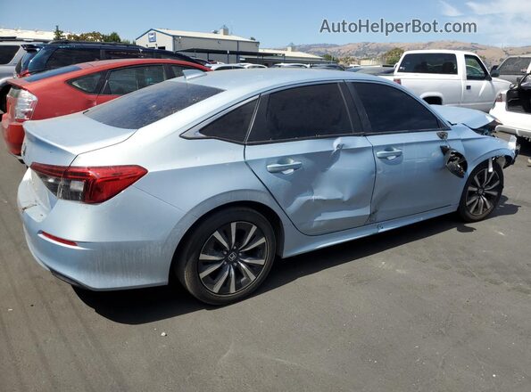2HGFE1F73NH318723 2022 HONDA CIVIC Blue Задня права чверть