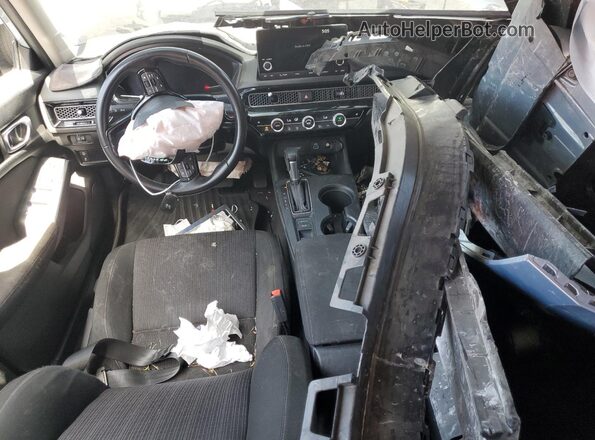 2HGFE1F73NH318723 2022 HONDA CIVIC Blue Вид панелі приладів