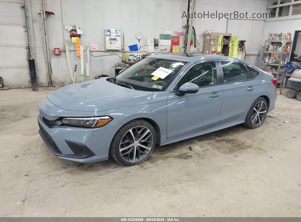 2HGFE1F92NH315085 2022 HONDA CIVIC Gray Vista tres cuartos delantera izquierda