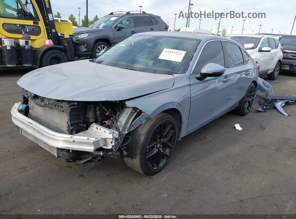 2HGFE1F98PH307592 2023 HONDA CIVIC Pewter Առջևի ձախ երեք քառորդ տեսարան
