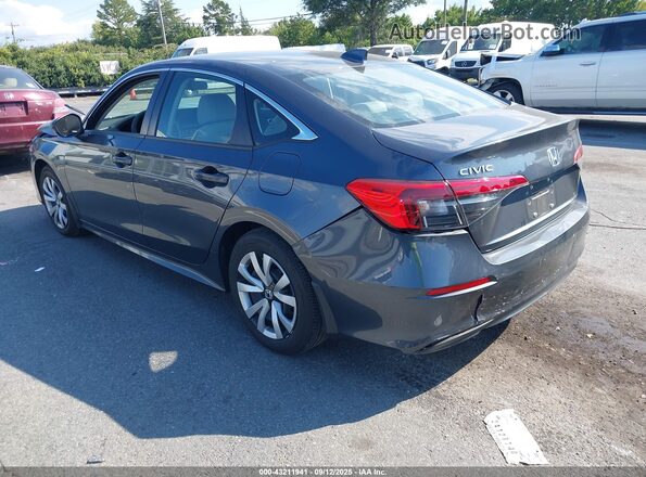 2HGFE2F24PH555508 2023 HONDA CIVIC Gray Trasero izquierdo