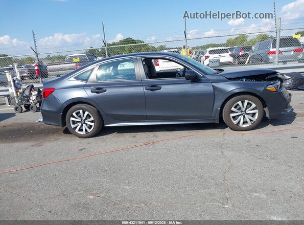 2HGFE2F24PH555508 2023 HONDA CIVIC Gray Vista interior trasera