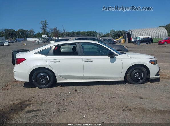 2HGFE2F54NH569044 2022 HONDA CIVIC White უკანა სალონის ხედი