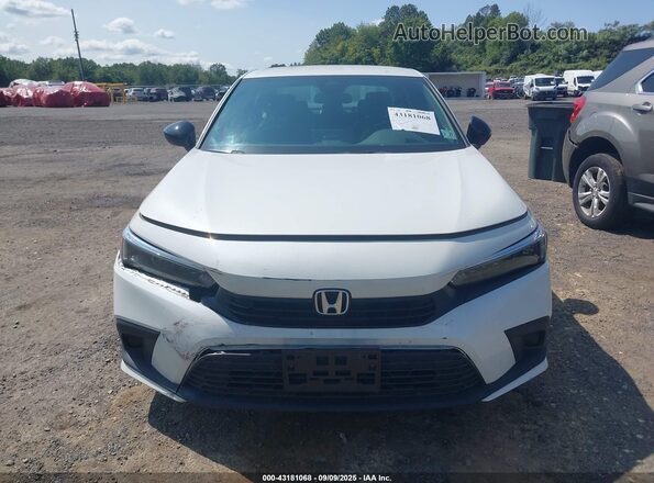 2HGFE2F54NH569044 2022 HONDA CIVIC White ხელსაწყოთა პანელის ხედი