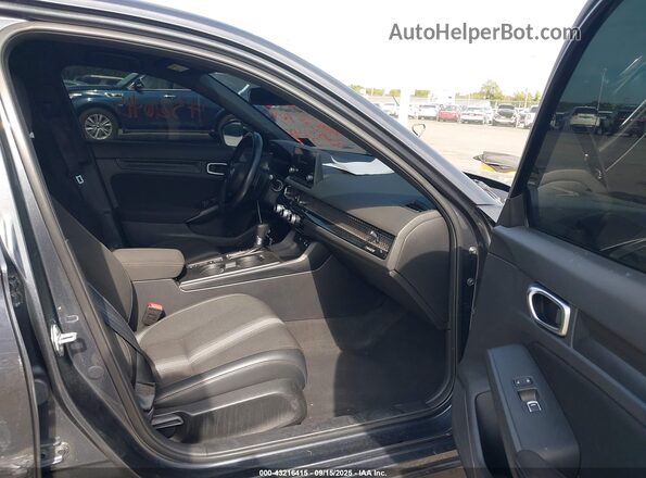 2HGFE2F54NH573997 2022 HONDA CIVIC Gray წინა სალონის ხედი