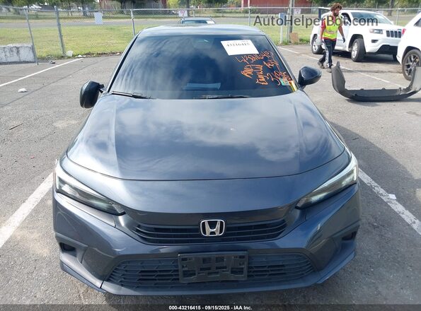 2HGFE2F54NH573997 2022 HONDA CIVIC Gray ხელსაწყოთა პანელის ხედი