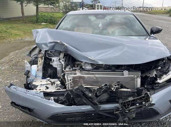 2HGFE2F55NH536974 2022 HONDA CIVIC Gray Front view