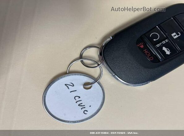2HGFE2F55NH536974 2022 HONDA CIVIC Gray Dashboard view