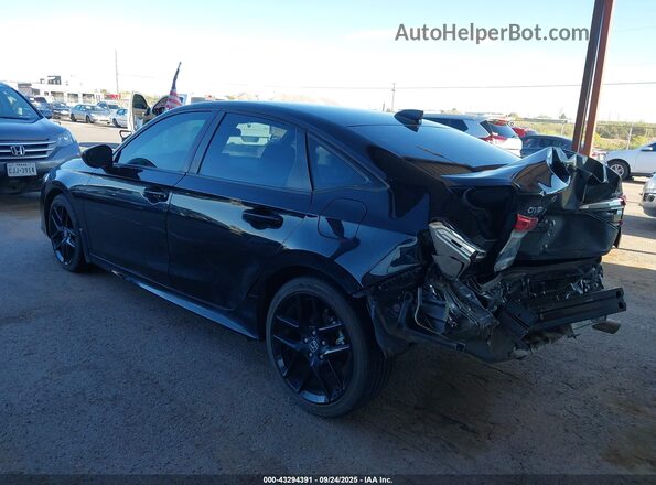 2HGFE2F55NH559848 2022 HONDA CIVIC Black Trasero izquierdo
