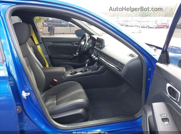 2HGFE2F58NH557575 2022 HONDA CIVIC Blue წინა სალონის ხედი