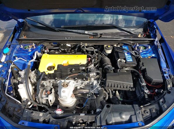 2HGFE2F58NH557575 2022 HONDA CIVIC Blue უკანა ხედი