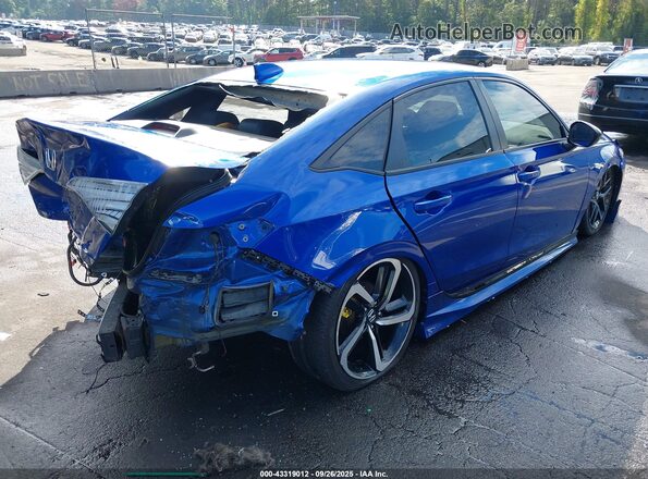2HGFE2F58NH557575 2022 HONDA CIVIC Blue უკანა მარჯვენა