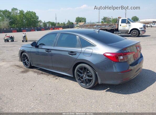 2HGFE2F5XNH560168 2022 HONDA CIVIC Gray Հետևի ձախ