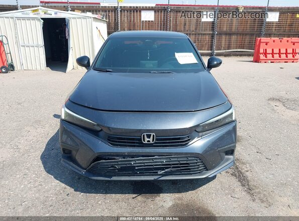2HGFE2F5XNH560168 2022 HONDA CIVIC Gray Սարքավորումների վահանակի տեսք