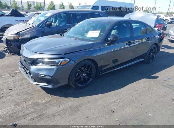 2HGFE2F5XPH559007 2023 HONDA CIVIC Gray Vista tres cuartos delantera izquierda