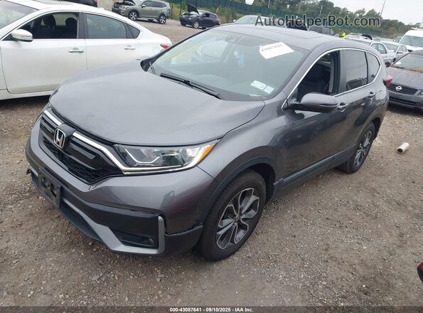 2HKRW2H82NH671434 2022 HONDA CR-V Серый Передняя левая четверть