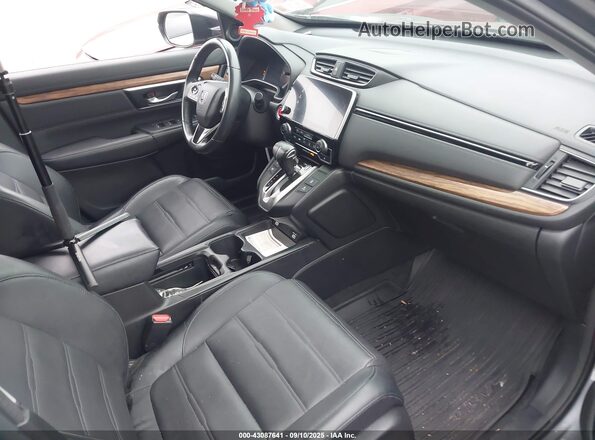 2HKRW2H82NH671434 2022 HONDA CR-V Серый Вид салона спереди