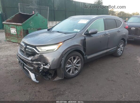 2HKRW2H91NH615753 2022 HONDA CR-V Серый Передняя левая четверть