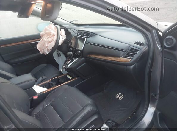2HKRW2H91NH615753 2022 HONDA CR-V Серый Вид салона спереди