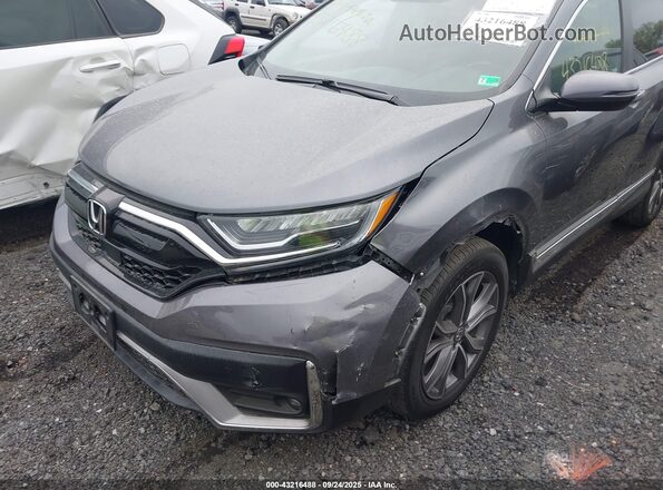 2HKRW2H92NH600436 2022 HONDA CR-V Gray Вид спереду