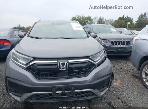 2HKRW2H92NH600436 2022 HONDA CR-V Gray Вид щитка приладів