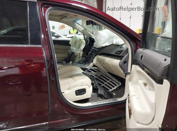 2LMHJ5AT1KBL00301 2019 LINCOLN MKT Maroon Front interior view