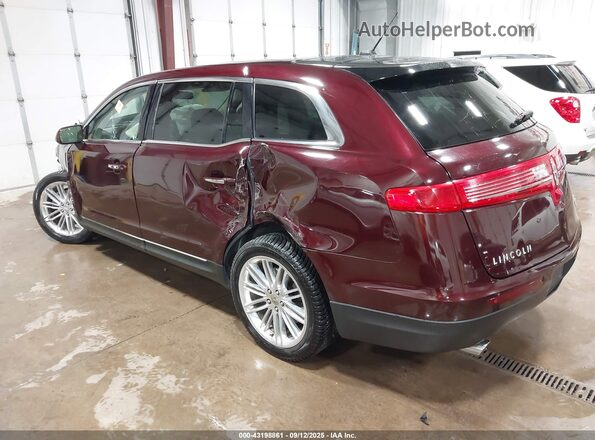 2LMHJ5AT1KBL00301 2019 LINCOLN MKT Maroon Rear left