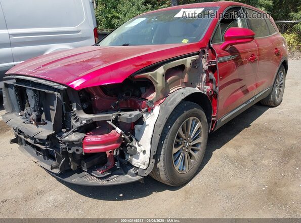 2LMPJ6J90LBL28517 2020 LINCOLN NAUTILUS Red Widok z przodu