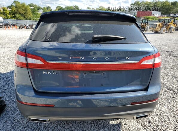 2LMPJ6JR6JBL13419 2018 LINCOLN MKX Синий 