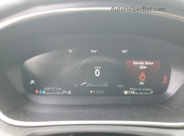 2LMPJ6K95LBL15003 2020 LINCOLN NAUTILUS Silver Instrument cluster view